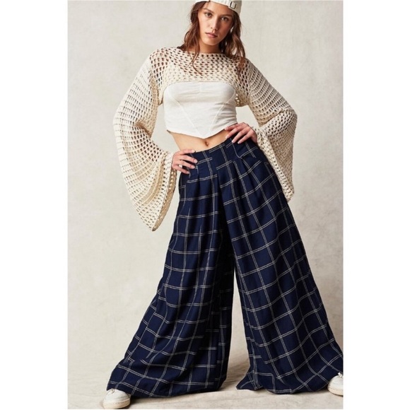 Free People Pants - Free People Dance At Dusk Wide Leg Pant